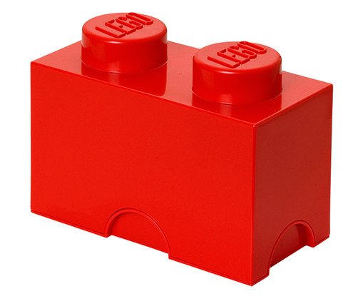 Lego Storage Brick 02 Pinos Vermelho, Colorido | WestwingNow
