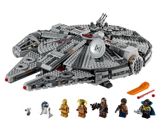 Millennium Falcon Lego Star Wars, Colorido | WestwingNow