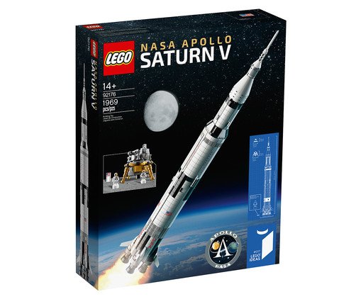 Lego Ideas Nasa Apollo Saturn V, Colorido | WestwingNow