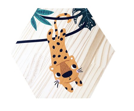 Placa Decorativa Selva Leopardo | WestwingNow
