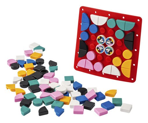 Lego Dots Disney Adorno Decorativo Mickey Mouse e Minnie Mouse, Colorido | WestwingNow