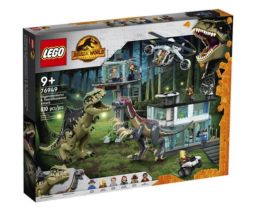 LEGO LEGO® Jurassic World Ataque do Giganotossauro e Therizinossauro, Colorido | WestwingNow