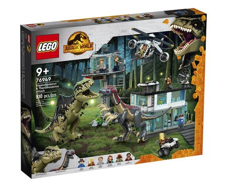 LEGO LEGO® Jurassic World Ataque do Giganotossauro e Therizinossauro