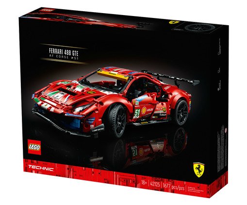 LEGO Technic Ferrari 488 Gte Af Corse, Colorido | WestwingNow