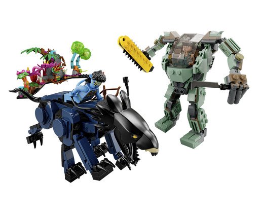 Lego Avatar Neytiri e Thanator Contra Quaritch em Amp Suit, Colorido | WestwingNow
