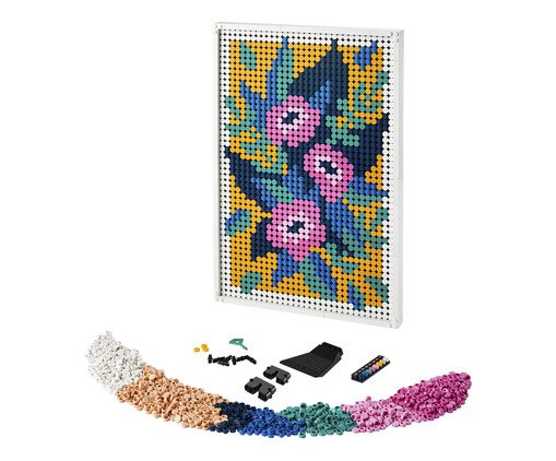 Lego Art Arte Floral, Colorido | WestwingNow