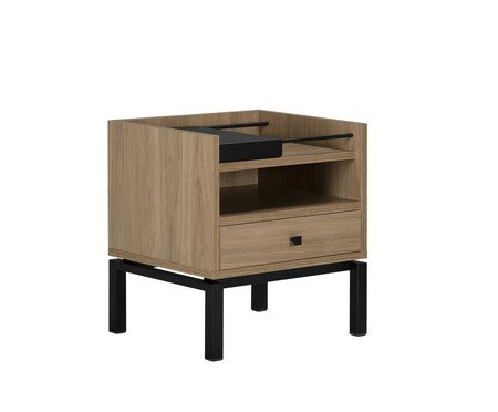 Mesa de Cabeceira Nice - Itapuã e Preto | WestwingNow