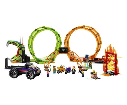 Lego City Arena de Acrobacias de Giro Duplo, Colorido | WestwingNow