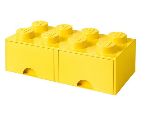 Lego Brick Drawer 08 Pinos Amarelo
