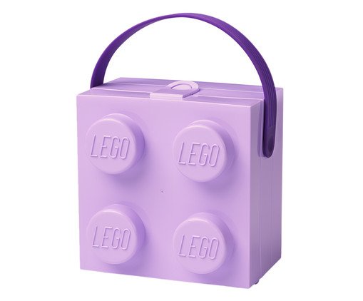Lego Lancheira Box Handle Roxo, Colorido | WestwingNow
