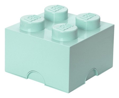 Lego Storage Brick 04 Pinos Azul Aquamarine