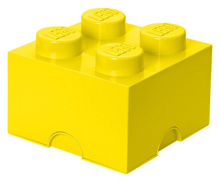 Lego Storage Brick 04 Pinos Cool Amarelo