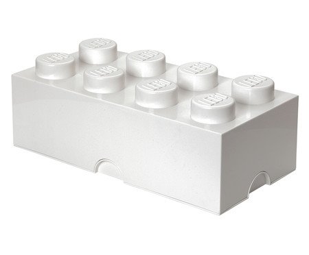 Lego Storage Brick 08 Pinos Branco