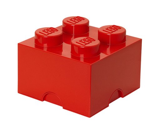 Lego Storage Brick 04 Pinos Vermelho, Colorido | WestwingNow