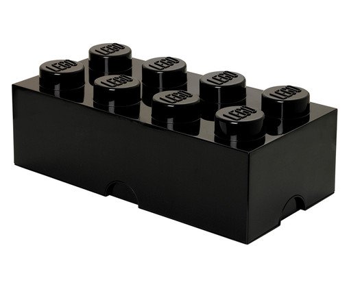 Lego Storage Brick 08 Pinos Preto, Colorido | WestwingNow
