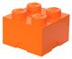 Lego Storage Brick 04 Pinos Laranja, Colorido | WestwingNow