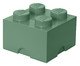 Lego Storage Brick 04 Pinos Verde Militar, Colorido | WestwingNow
