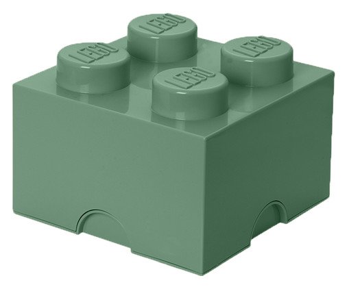 Lego Storage Brick 04 Pinos Verde Militar, Colorido | WestwingNow
