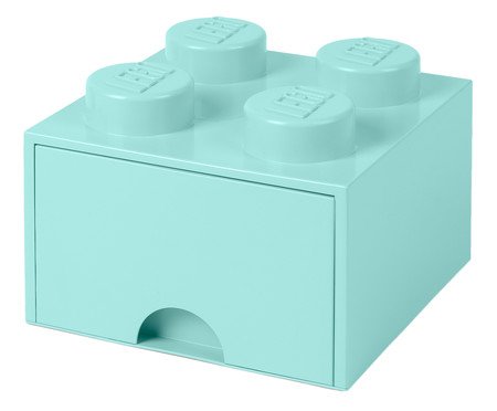 Lego Brick Drawer 04 Pinos Azul Aquamarine