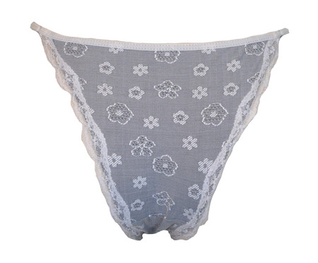 Calcinha String Floral Cinza | WestwingNow