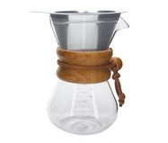 Passador de Café e Coador em Virdro Nero - Transparente | WestwingNow