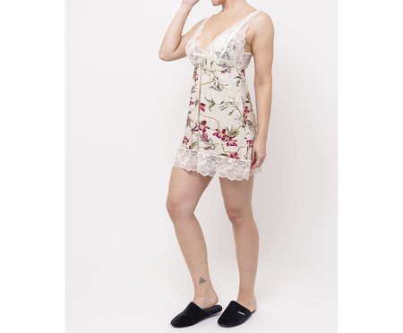 Camisola Curta Orquídea Creme | Westwing