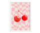 Quadro Cherry com Moldura Branca, Rosa | WestwingNow