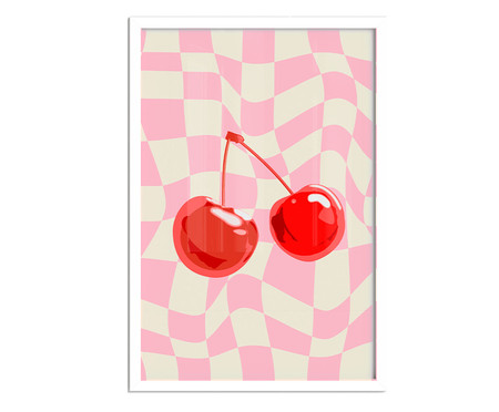 Quadro Cherry com Moldura Branca | Westwing