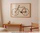 Quadro Bike Vintage com Moldura em Madeira, Bege | WestwingNow