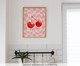 Quadro Cherry com Moldura em Madeira, Rosa | WestwingNow