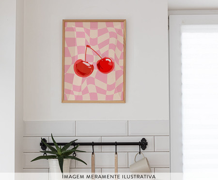 Quadro Cherry com Moldura em Madeira | WestwingNow