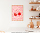 Quadro Cherry com Moldura em Madeira, Rosa | WestwingNow