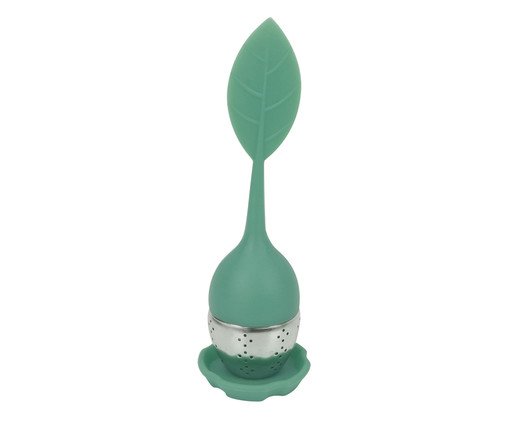 Infusor de Chá em Silicone Leaf - Verde, Verde | WestwingNow