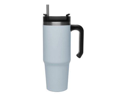 Caneca Térmica com Parede Dupla Slimterm Azul | Westwing