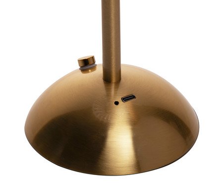 Luminária de Mesa em Led Leumina Dourada | Westwing