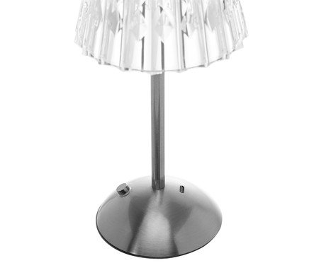 Luminária de Mesa em Led Leumina Prateado | Westwing