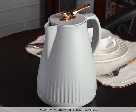 Garrafa Térmica New Bird Cinza | Westwing