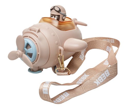 Garrafa Squeeze Infantil Avião Rosa, Rosa | WestwingNow