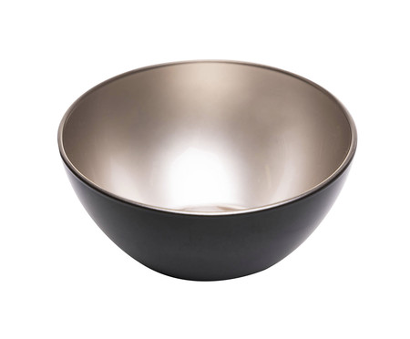 Bowl de Vidro Opalino Flashy Preto | WestwingNow