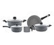 Jogo de Panelas para Fogão de Indução Granilite Cinza, Cinza | WestwingNow