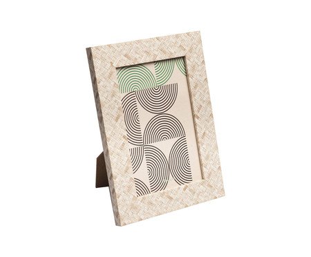 Porta-Retrato Geometric Cinza | Westwing