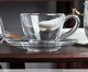 Jogo de Xícaras para Café Bird Golden, Transparente | WestwingNow