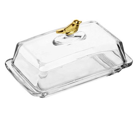 Manteigueira Bird Golden | Westwing