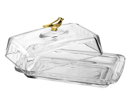 Manteigueira Bird Golden | Westwing