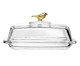 Manteigueira Bird Golden, Transparente | WestwingNow