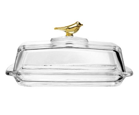 Manteigueira Bird Golden | Westwing