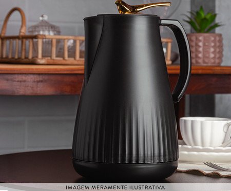 Garrafa Térmica New Bird Preta | Westwing