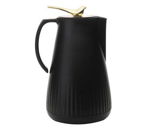 Garrafa Térmica New Bird Preta, Preto | WestwingNow