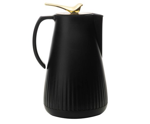 Garrafa Térmica New Bird Preta, Preto | WestwingNow
