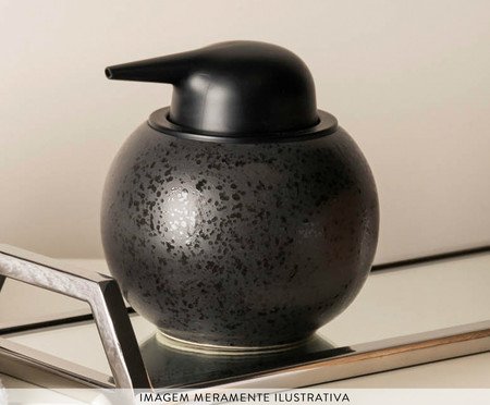 Porta Sabonete Líquido Granada Preto | Westwing